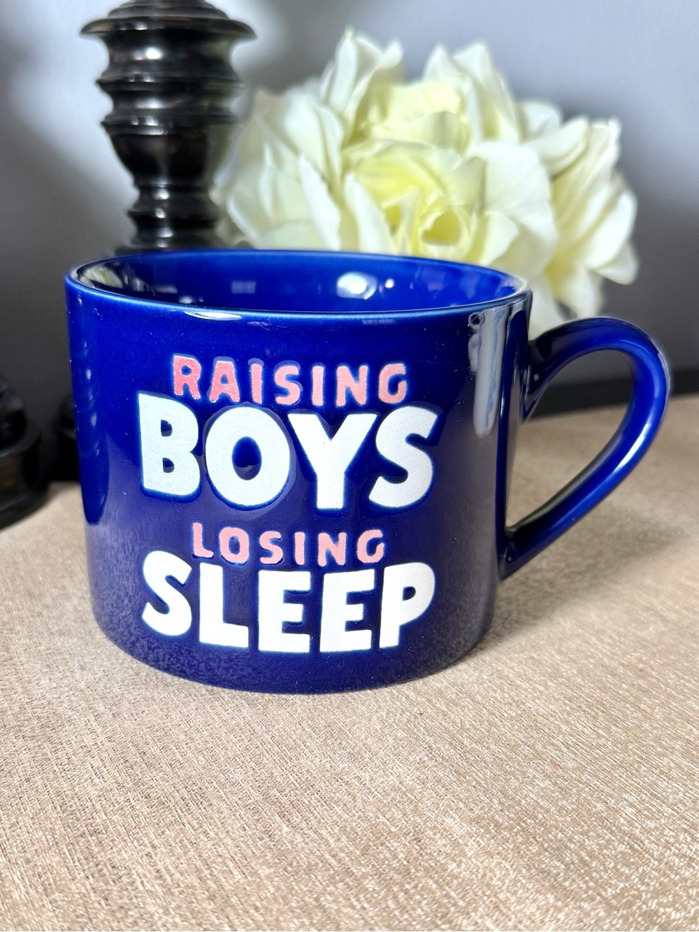 🆕RAISING BOYS LOSING SLEEP Oversized Ceramic Mug